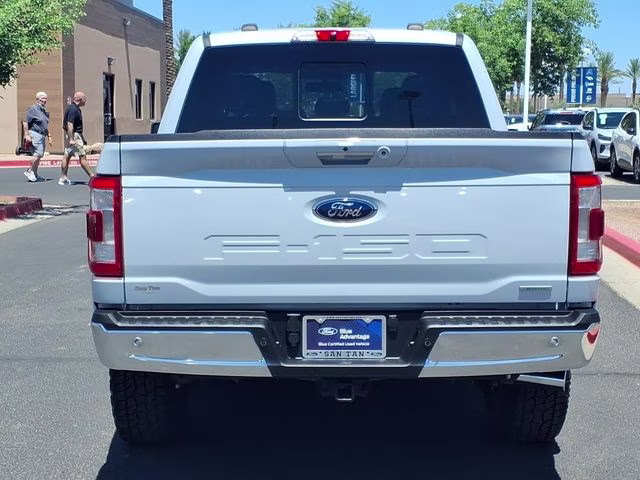 2021 Space White Metallic Ford F-150 Lariat 4X4 Truck