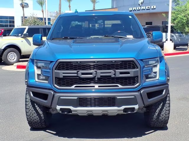 2019 Blue Metallic Ford F-150 Raptor 4X4 Truck