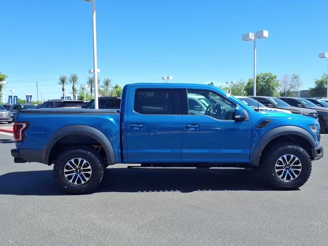 2019 Blue Metallic Ford F-150 Raptor 4X4 Truck