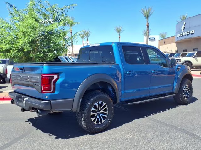 2019 Blue Metallic Ford F-150 Raptor 4X4 Truck