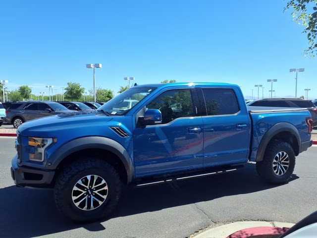 2019 Blue Metallic Ford F-150 Raptor 4X4 Truck