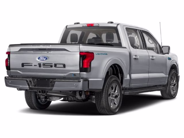 2025 Silver Metallic Ford F-150 Lightning Flash AWD Truck
