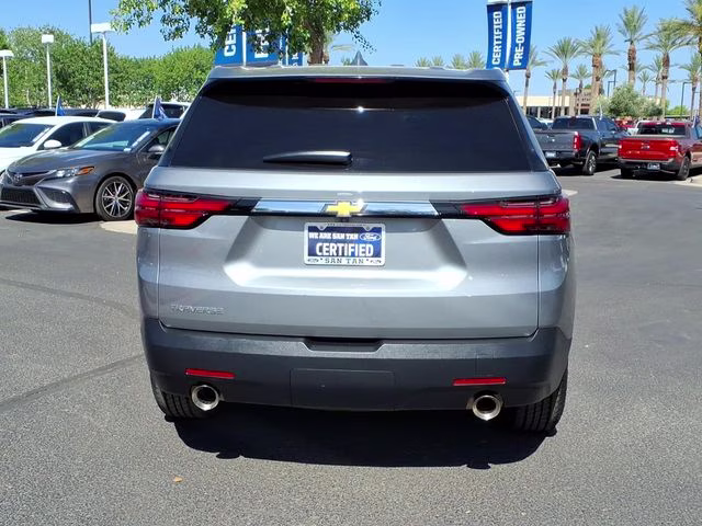 2023 Sterling Gray Metallic Chevrolet Traverse LS FWD SUV