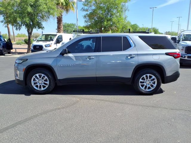2023 Sterling Gray Metallic Chevrolet Traverse LS FWD SUV