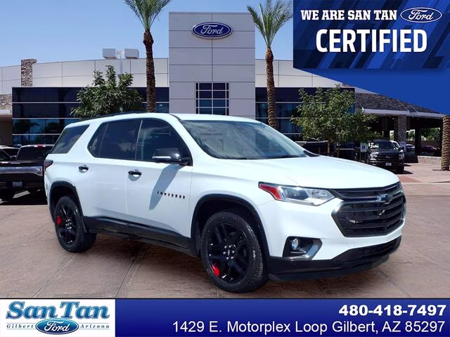 2020 Summit White Chevrolet Traverse Premier FWD SUV