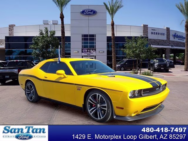 2012 Stinger Yellow Clearcoat Dodge Challenger SRT8 392 RWD Coupe