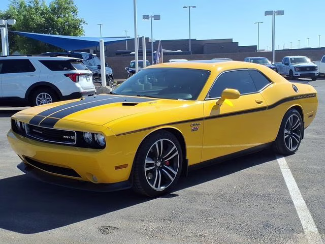 2012 Stinger Yellow Clearcoat Dodge Challenger SRT8 392 RWD Coupe