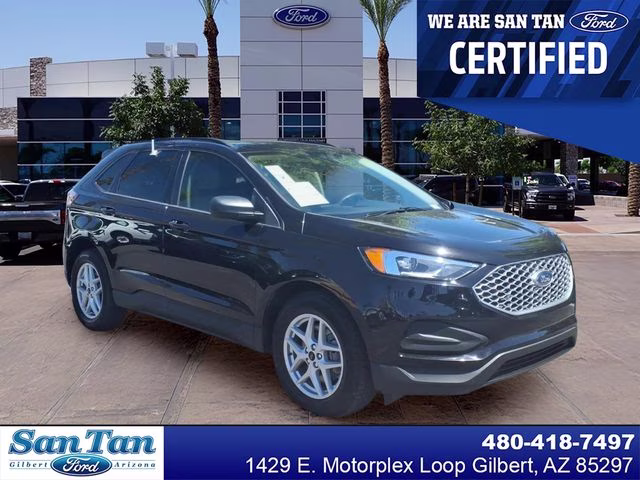 2023 Agate Black Metallic Ford Edge SE AWD SUV