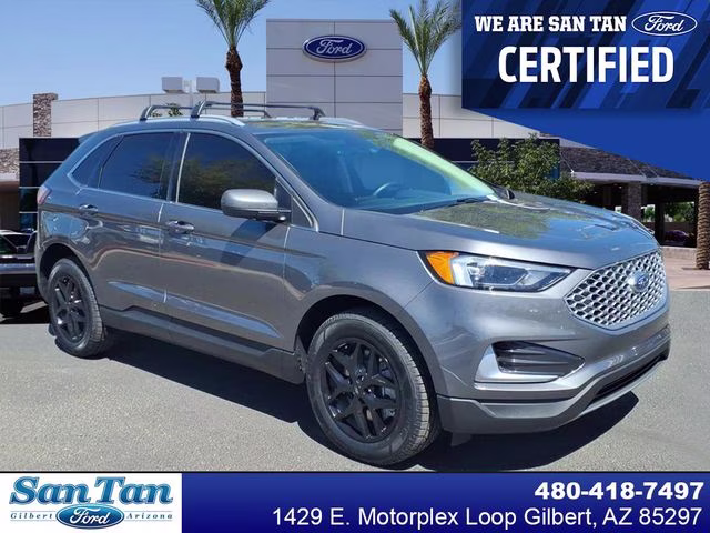 2024 Gray Metallic Ford Edge SEL AWD SUV