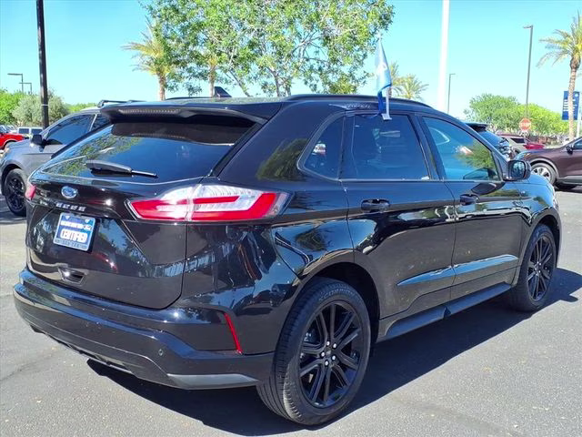 2022 Black Metallic Ford Edge ST Line AWD SUV