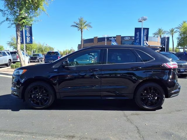 2022 Black Metallic Ford Edge ST Line AWD SUV