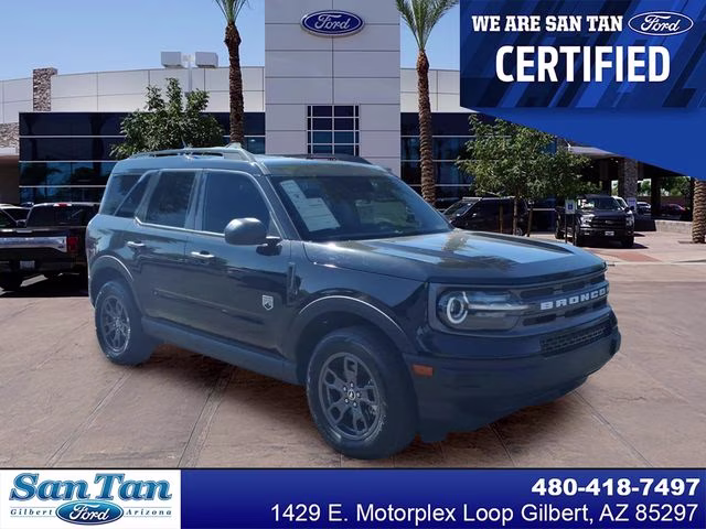 2023 Shadow Black Ford Bronco Sport Big Bend 4X4 SUV