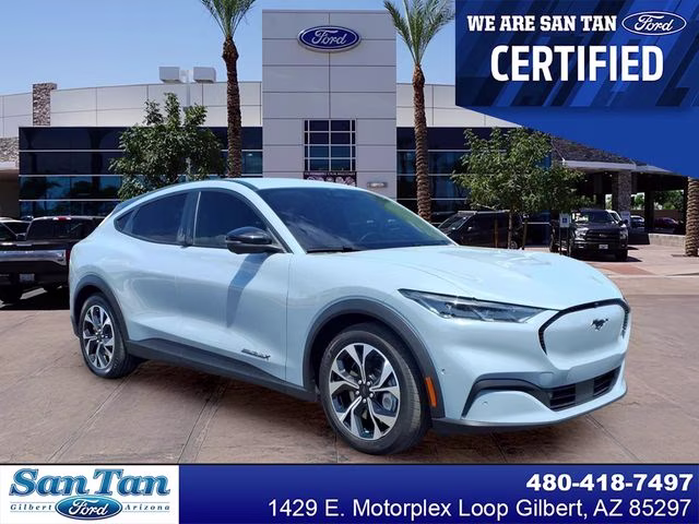 2024 Glacier Gray Metallic TriCoat Ford Mustang Mach-E Select AWD SUV