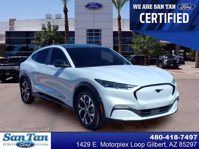 2023 Space White Metallic Ford Mustang Mach-E Premium RWD SUV