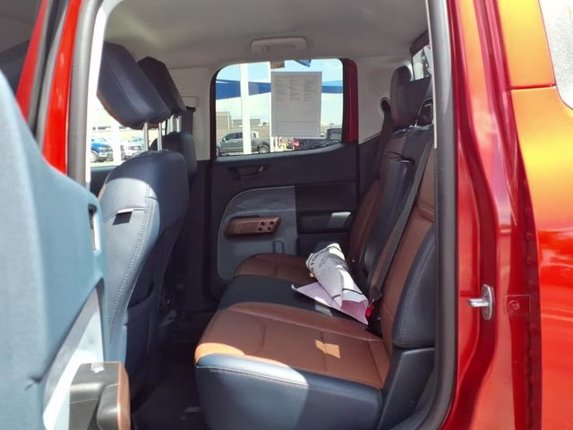 2023 Hot Pepper Red Metallic Tinted Clearcoat Ford Maverick Lariat AWD Truck