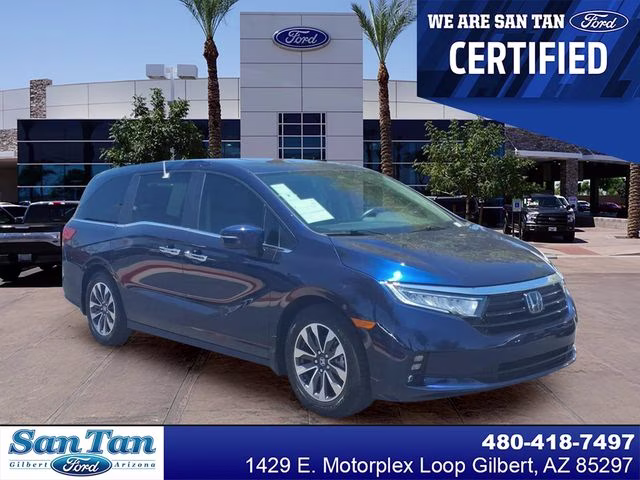 2023 Obsidian Blue Pearl Honda Odyssey EX-L FWD Van
