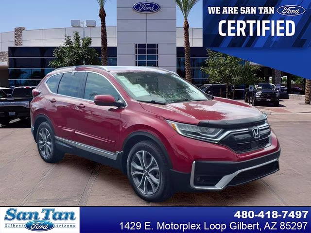 2022 Radiant Red Metallic Honda CR-V Touring AWD SUV