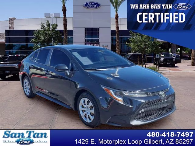 2020 Black Sand Pearl Toyota Corolla LE FWD Sedan