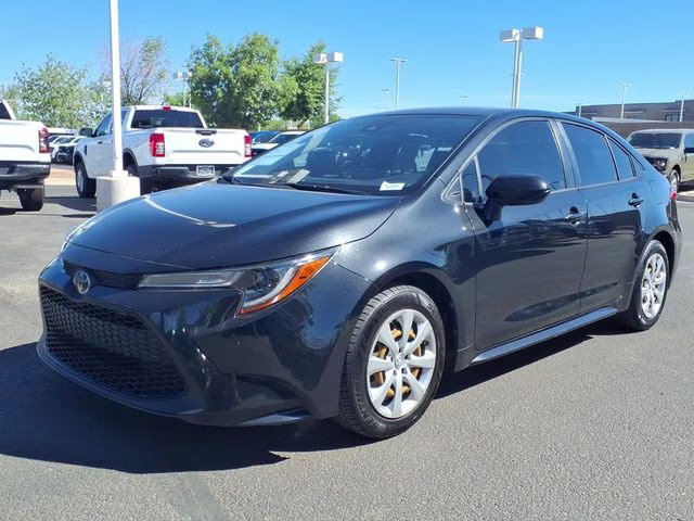 2020 Black Sand Pearl Toyota Corolla LE FWD Sedan