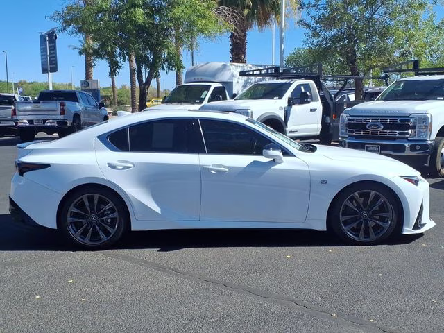 2022 Ultra White Lexus IS 350 F SPORT RWD Sedan