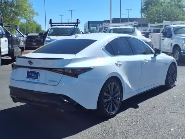 2022 Ultra White Lexus IS 350 F SPORT RWD Sedan