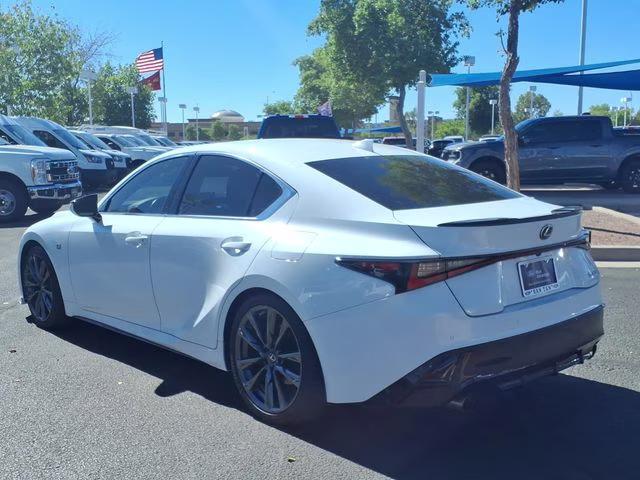 2022 Ultra White Lexus IS 350 F SPORT RWD Sedan