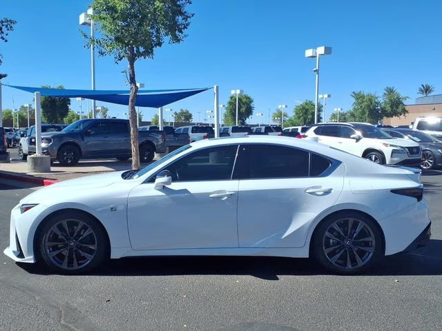 2022 Ultra White Lexus IS 350 F SPORT RWD Sedan