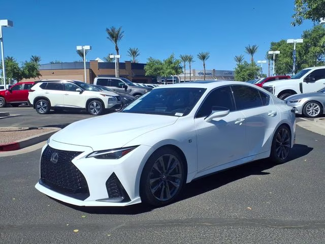 2022 Ultra White Lexus IS 350 F SPORT RWD Sedan