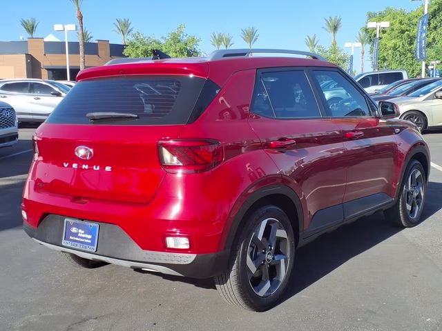 2022 Scarlet Red Pearl Hyundai Venue Limited FWD SUV
