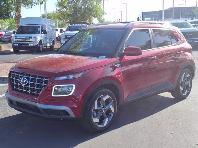 2022 Scarlet Red Pearl Hyundai Venue Limited FWD SUV