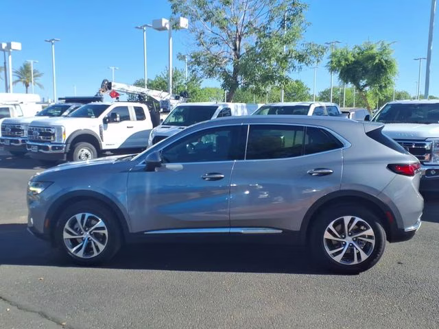 2021 Satin Steel Gray Metallic Buick Envision Essence FWD SUV