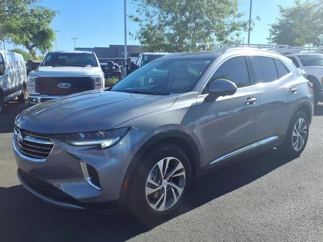 2021 Satin Steel Gray Metallic Buick Envision Essence FWD SUV