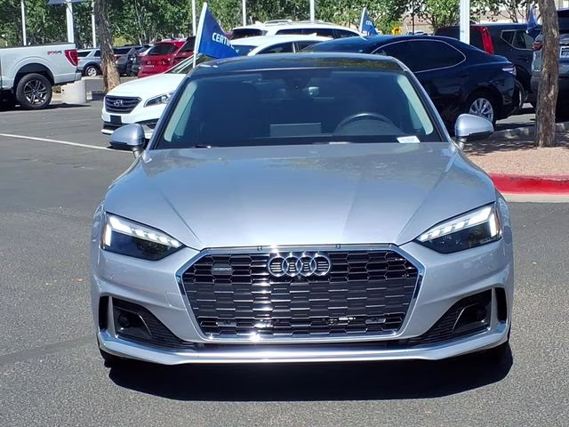 2023 Silver Metallic Audi A5 Sportback Premium Plus AWD Hatchback