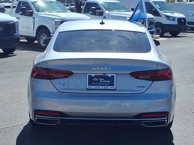 2023 Silver Metallic Audi A5 Sportback Premium Plus AWD Hatchback