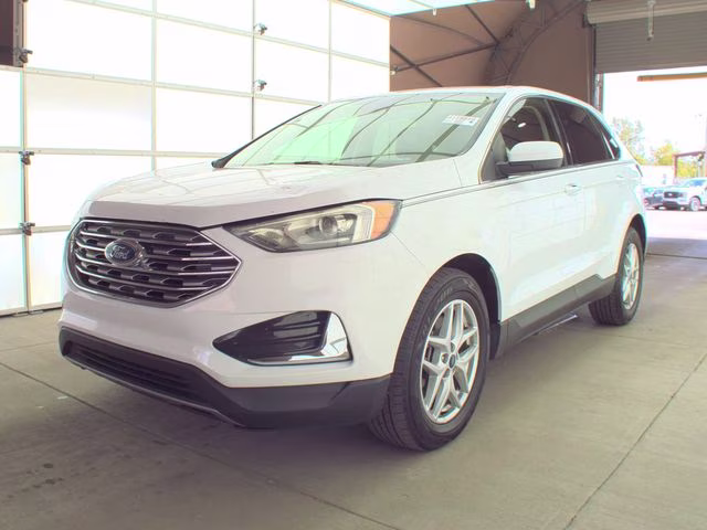 2022 Oxford White Ford Edge SEL AWD SUV
