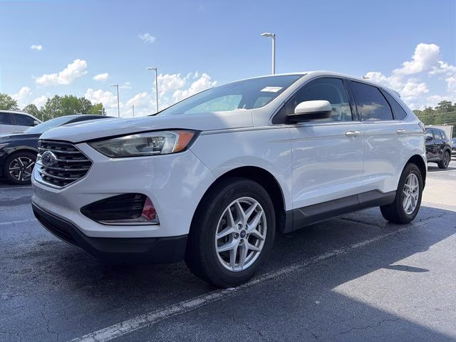 2022 Oxford White Ford Edge SEL AWD SUV