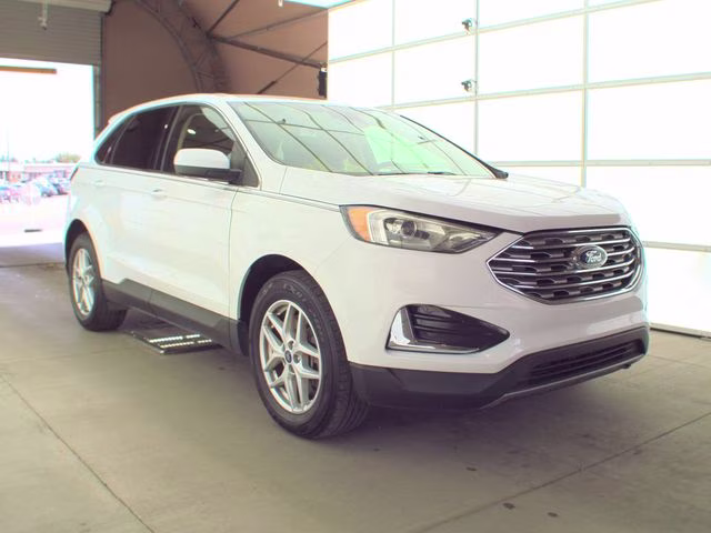 2022 Oxford White Ford Edge SEL AWD SUV
