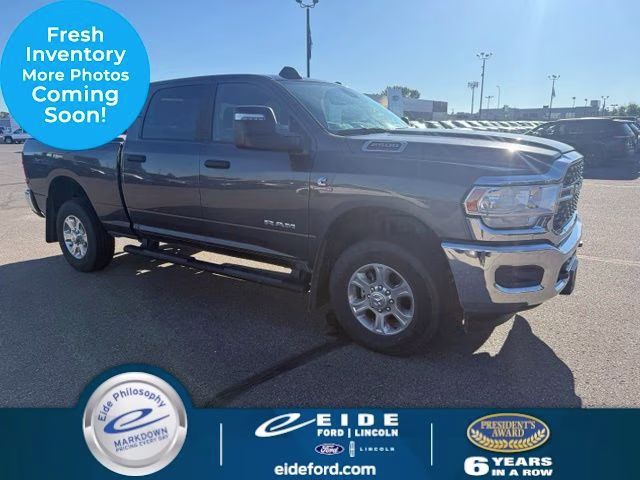 2024 Granite Crystal Metallic Clearcoat Ram 2500 Big Horn 4X4 Truck