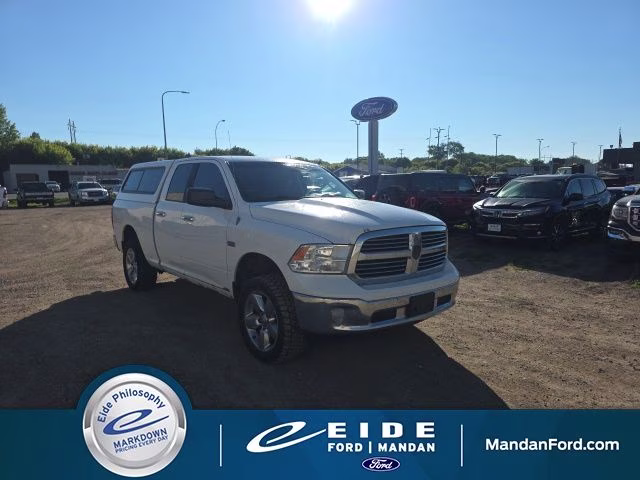2013 White Ram 1500 Big Horn 4X4 Truck