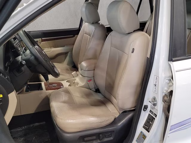 2008 Powder White Pearl (PIO) Hyundai Santa Fe SE AWD SUV