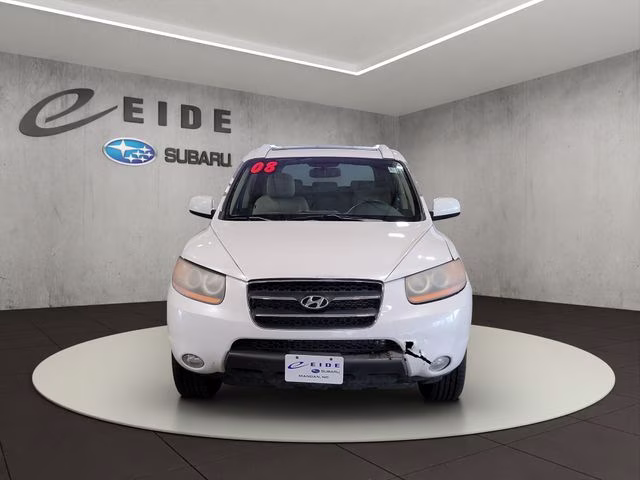 2008 Powder White Pearl (PIO) Hyundai Santa Fe SE AWD SUV