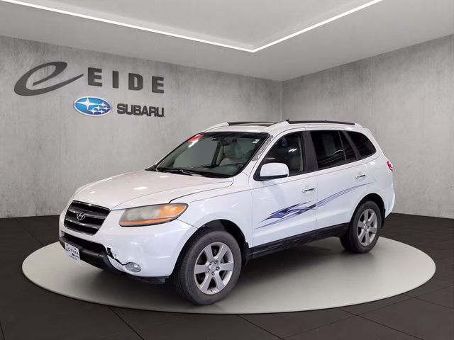 2008 Powder White Pearl (PIO) Hyundai Santa Fe SE AWD SUV