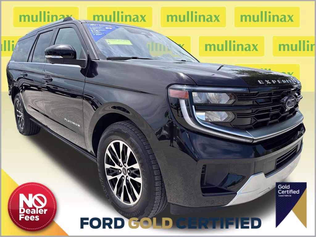 2025 Agate Black Metallic Ford Expedition Max Platinum 4X4 SUV