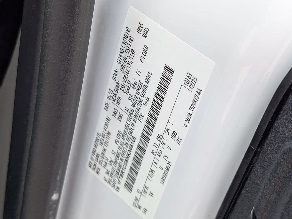 2022 Oxford White Ford Transit-250 Base RWD Van