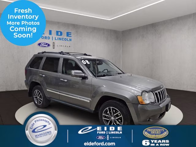 2008 Mineral Gray Metallic Clearcoat Jeep Grand Cherokee Limited 4X4 SUV