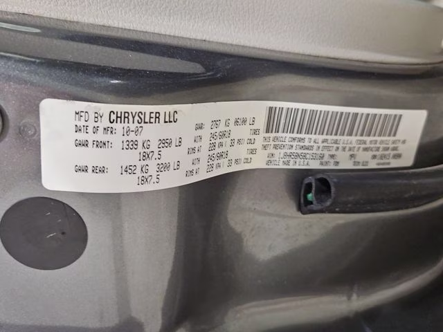 2008 Mineral Gray Metallic Clearcoat Jeep Grand Cherokee Limited 4X4 SUV