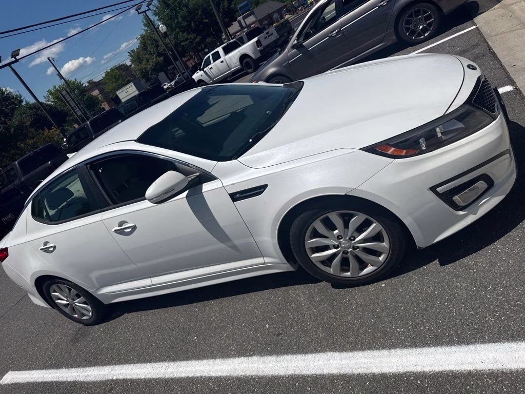 2015 White Kia Optima EX FWD Sedan