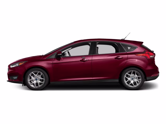 2017 Ruby Red Metallic Ford Focus SEL FWD Hatchback