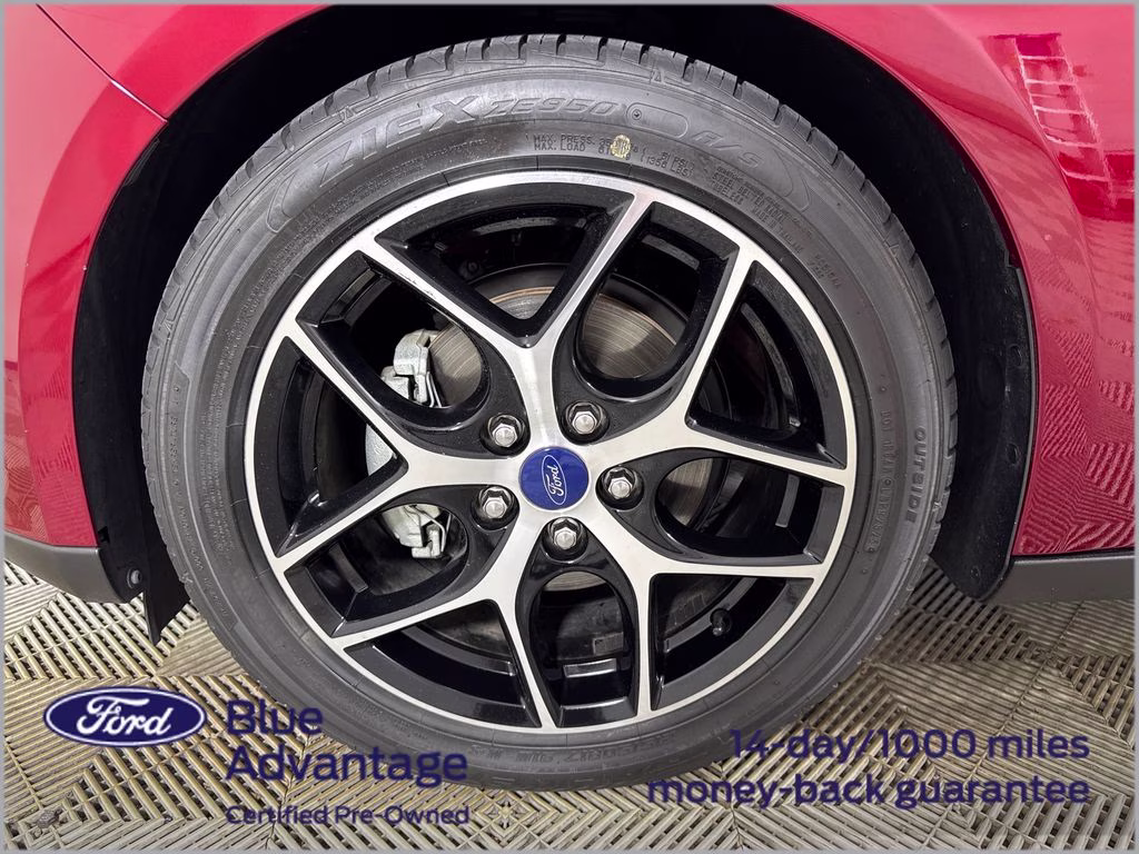 2017 Ruby Red Metallic Tinted Clearcoat Ford Focus SEL FWD Hatchback