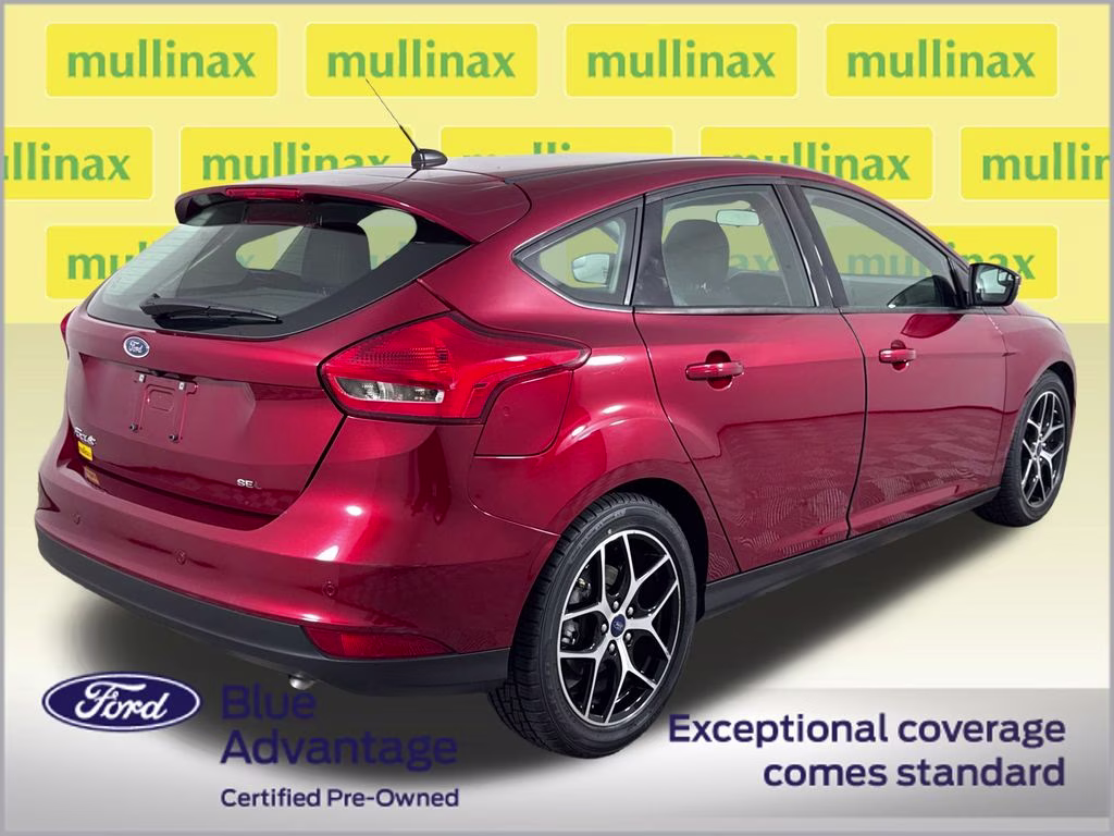 2017 Ruby Red Metallic Tinted Clearcoat Ford Focus SEL FWD Hatchback
